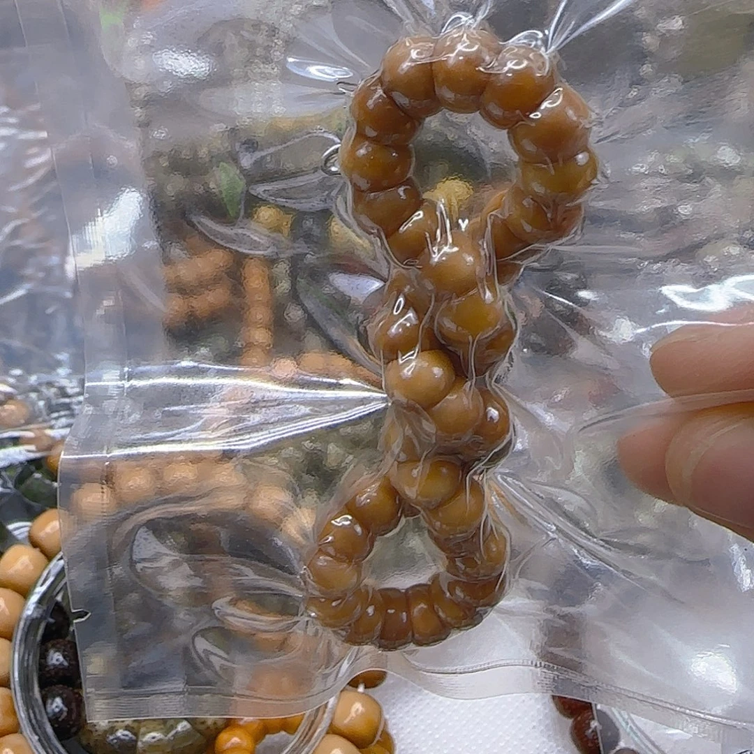 手串星月菩提154高端龙脊菩提玉化8蒜瓣大肠