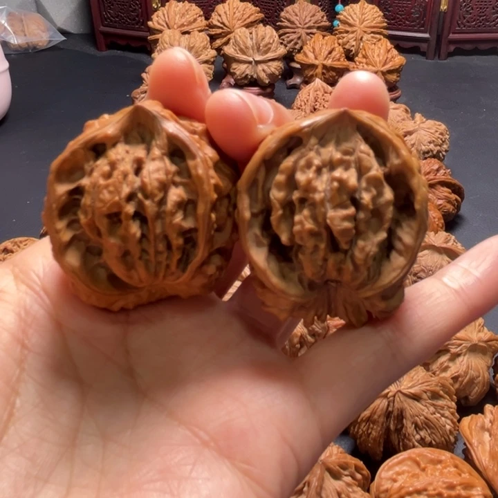 官帽全品聚宝盆小蛇头33尺寸核桃