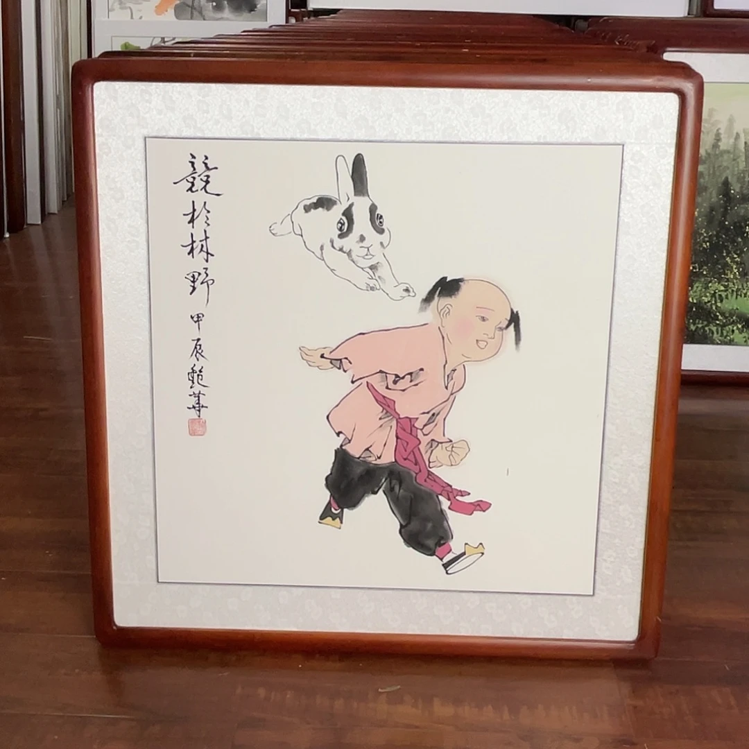 国画带框尺寸63*63厘米