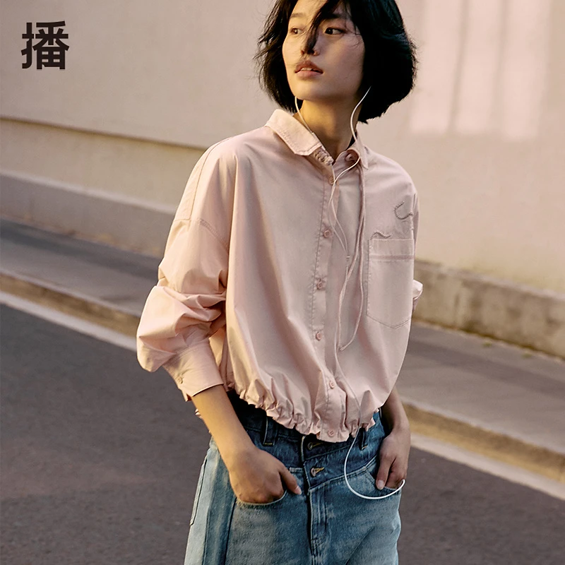 【直播专属】播新中式盘扣翻领衬衫BDR3CD3284