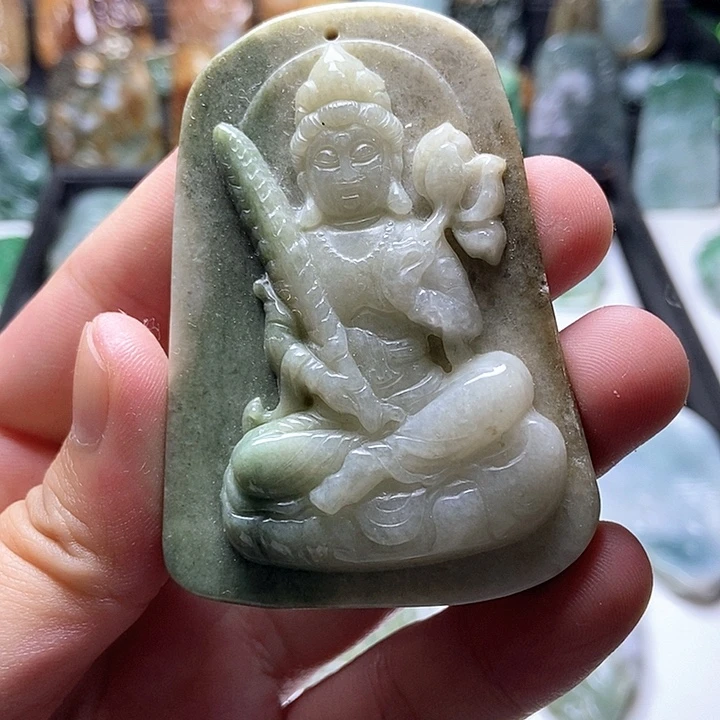 颈饰未镶嵌翡翠翡翠a货