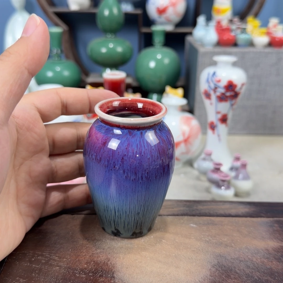 陶瓷手工小花器摆件