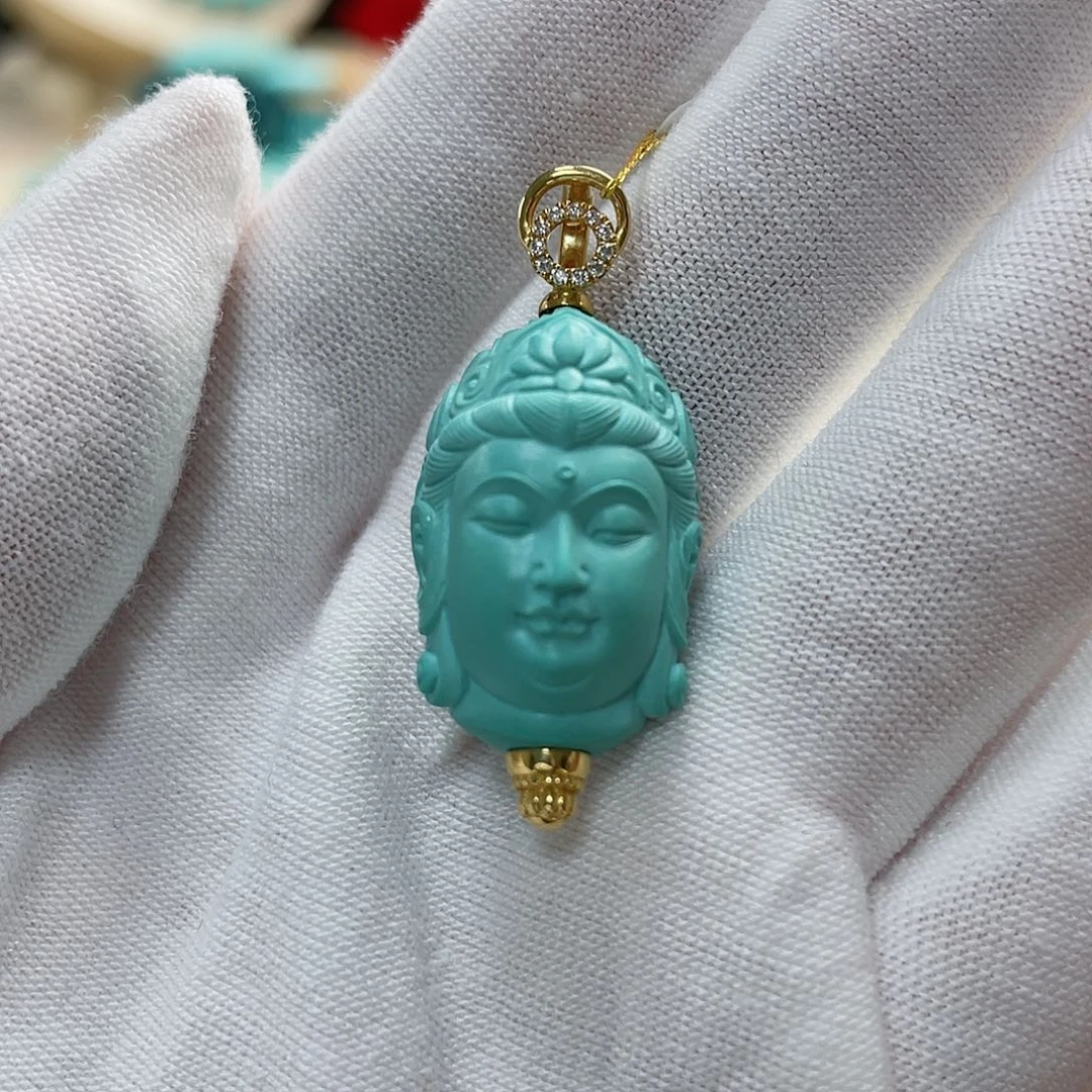 绿松石珠宝奇石未镶嵌