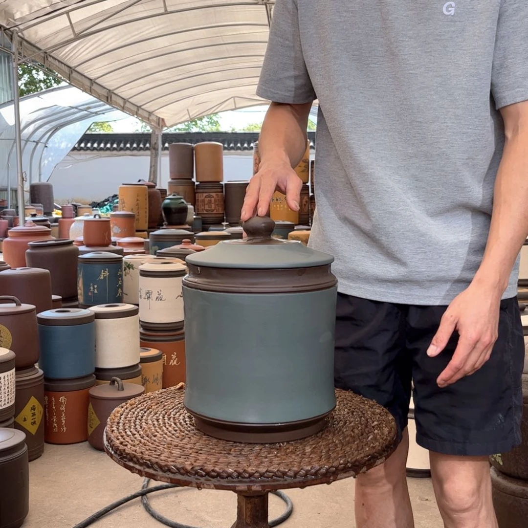 紫砂茶叶罐8 饼茶叶罐