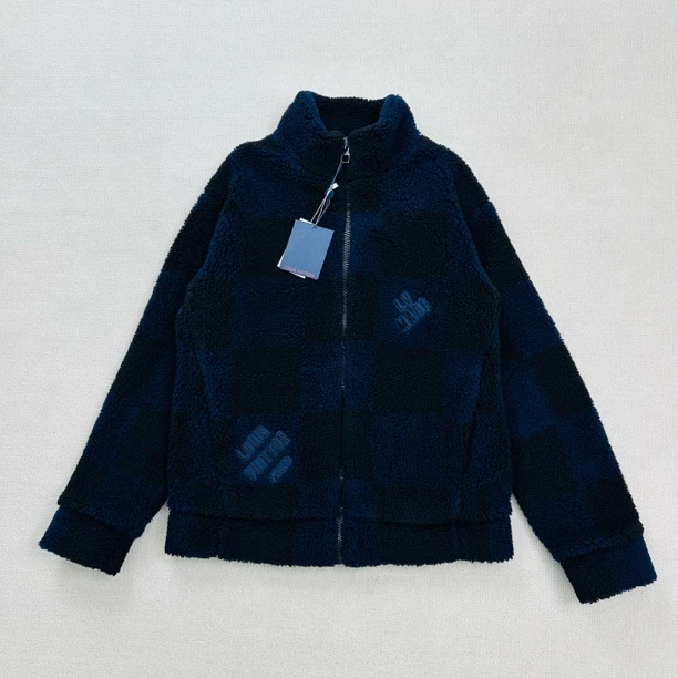 未使用 LouisVuitton/路易威登 Nigo2棋盘格泰迪外套/M码/WL1690
