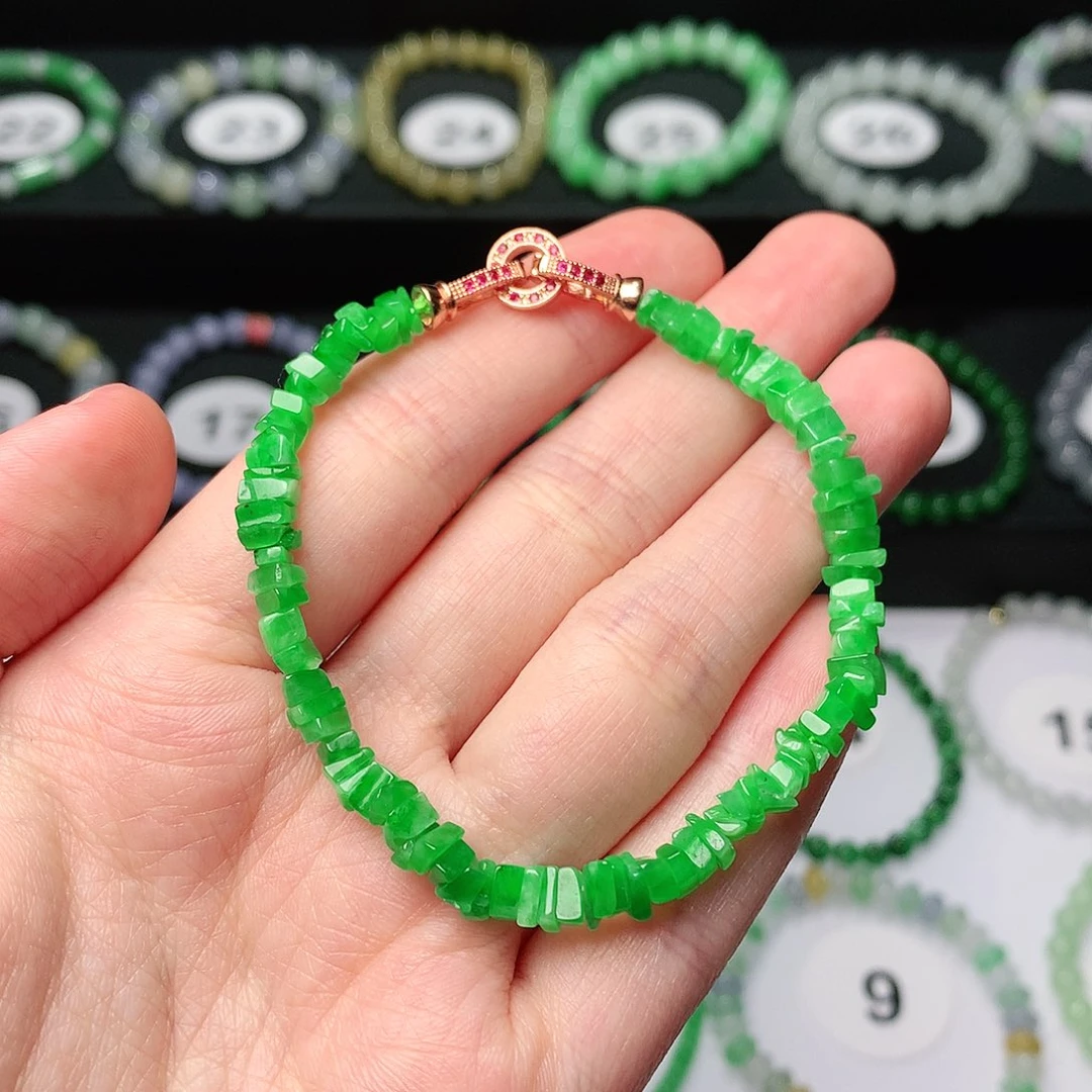 翡翠未镶嵌手链翡翠