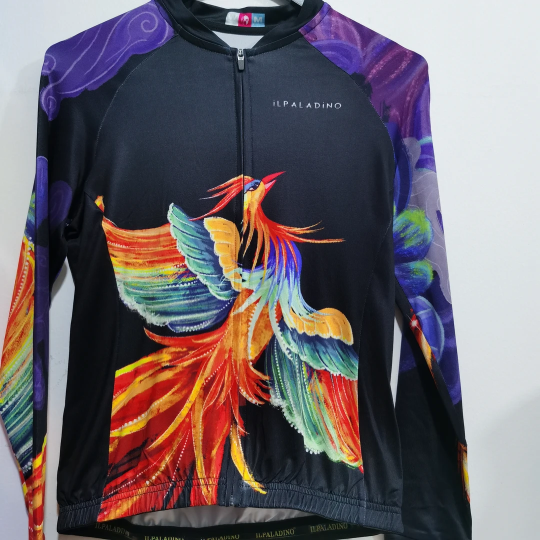 SQ 2065【火凤凰牛奶丝长袖女士 】ILPALADINO专业版骑行服户外