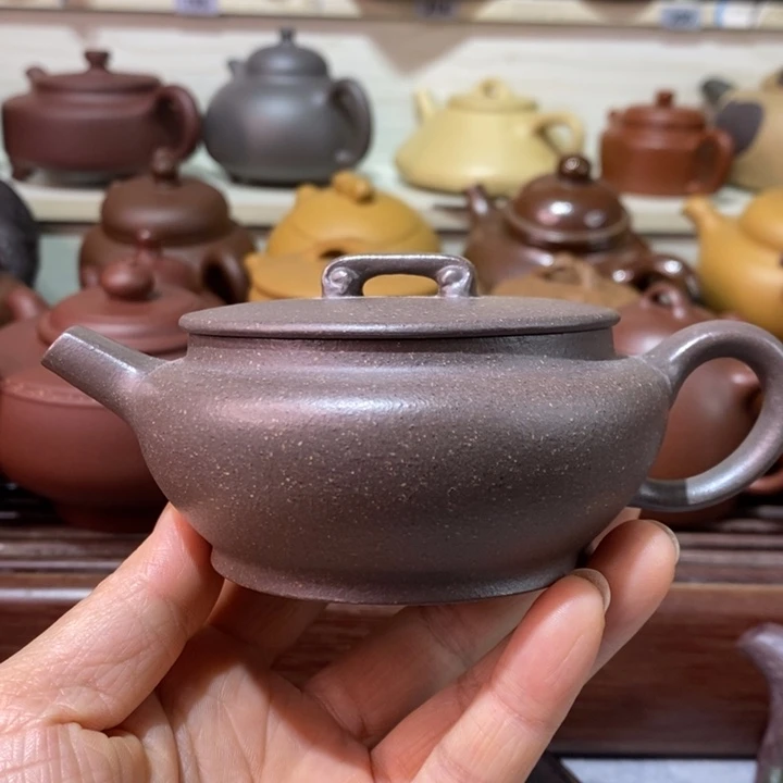 紫砂茶壶微瑕处理一把