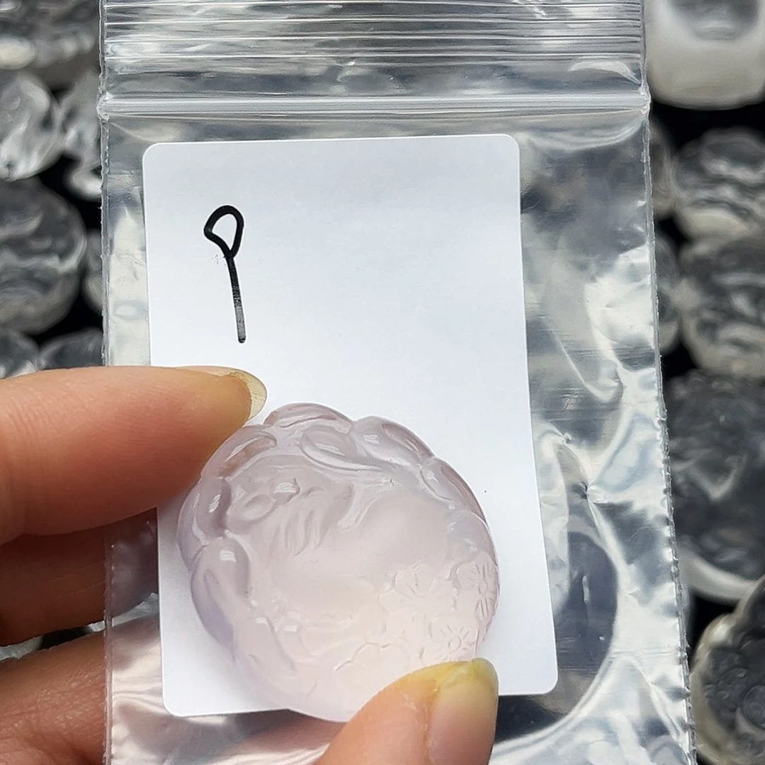 水晶颈饰未镶嵌粉水狐9号