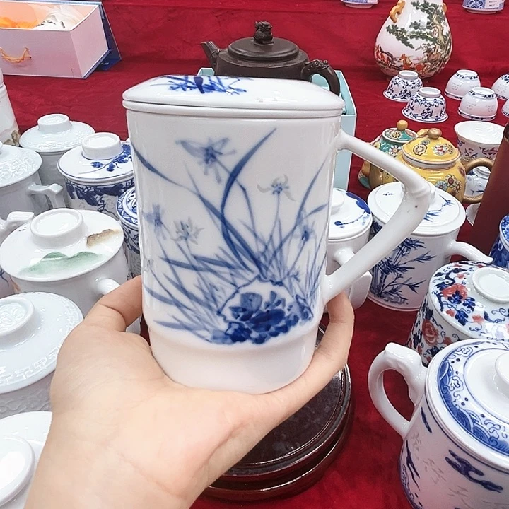 杯子景德镇陶瓷办公杯