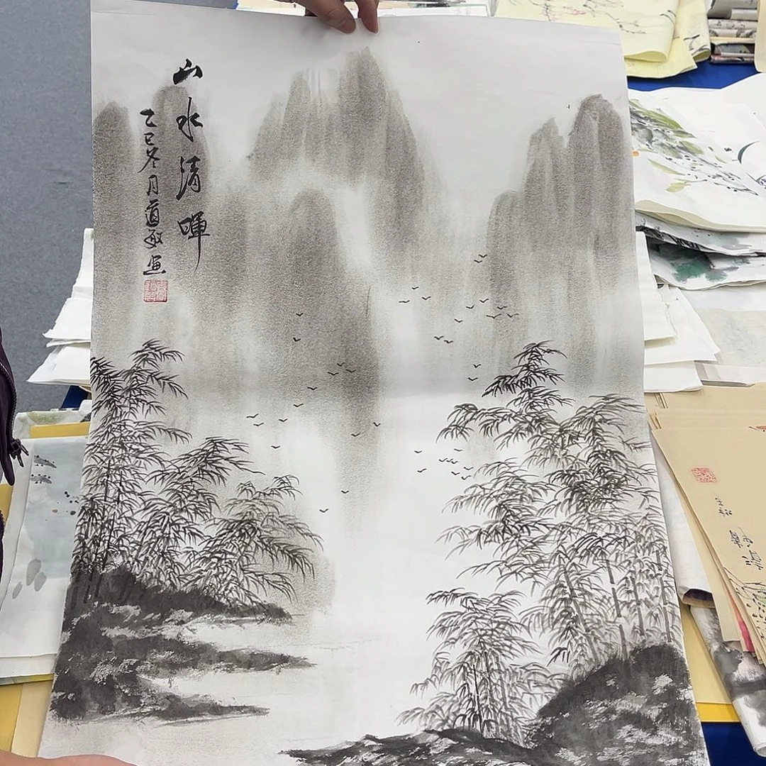国画纯手绘作品欣赏