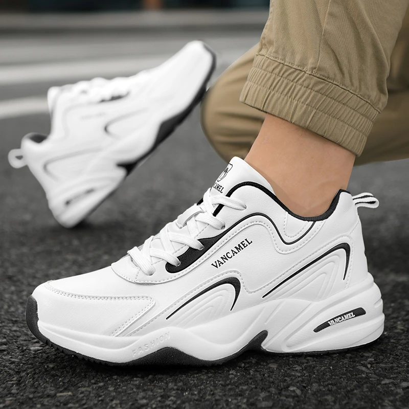 VANCAMEL/西域骆驼秋季情侣休闲百搭时尚潮流透气防滑跑步休闲鞋