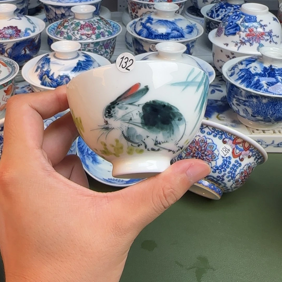 陶彦祖纯手工手绘茶具132