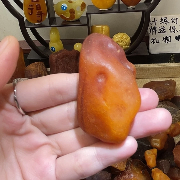 琥珀未镶嵌珠宝奇石丿*生吊坠