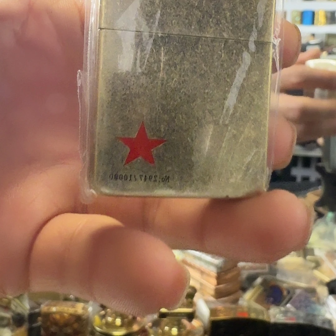 佐罗910青铜五角星打火机