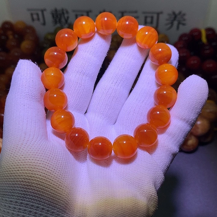 松木（琥珀木）手串/手链1.3 包浆高货