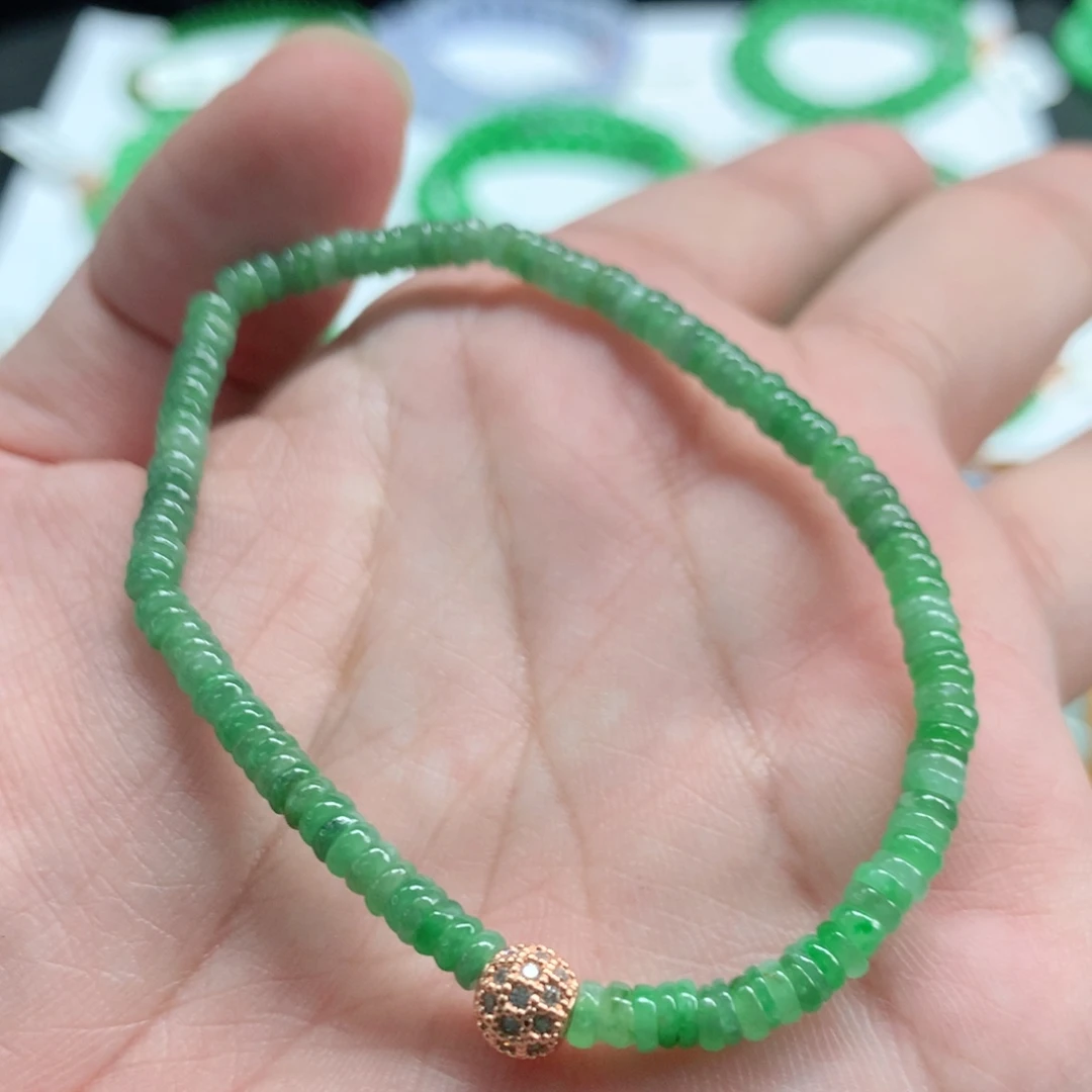 翡翠未镶嵌手链翡翠