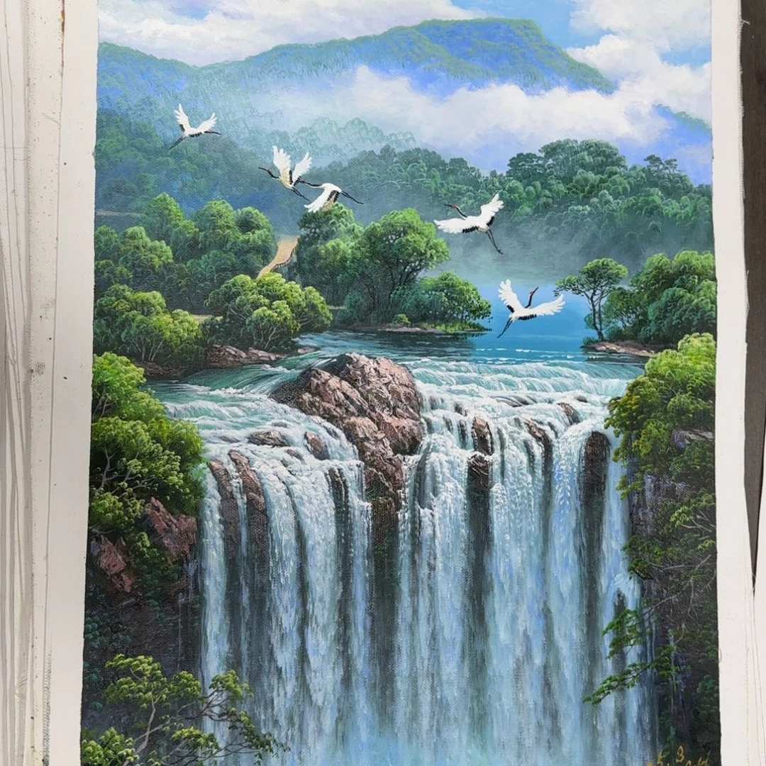 油画加油加油努力加油加油