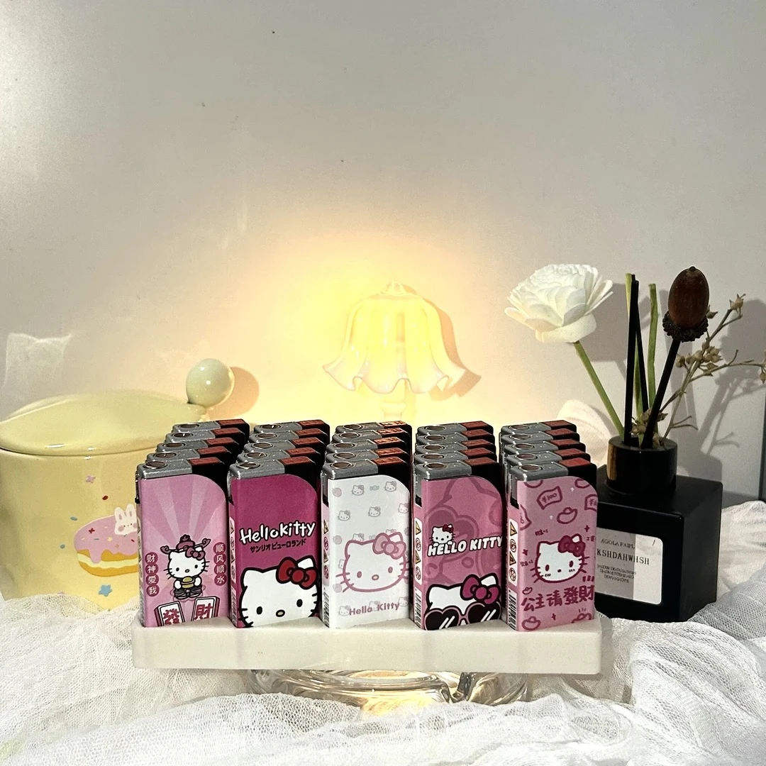 (对碰)可爱卡通蓝焰直冲防风打火机高颜值耐用适合作为礼物