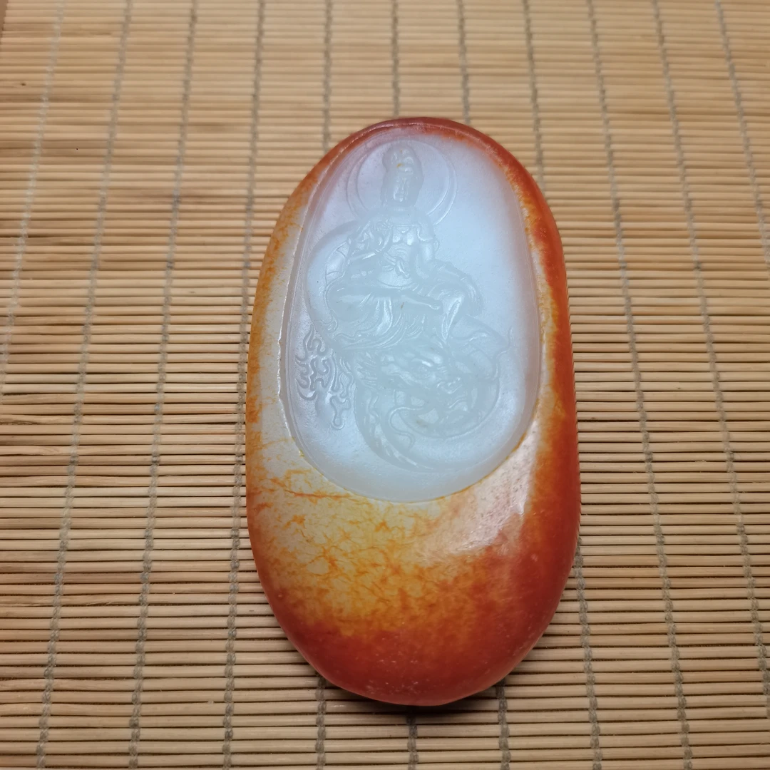 新疆和田玉玉龙观音213克