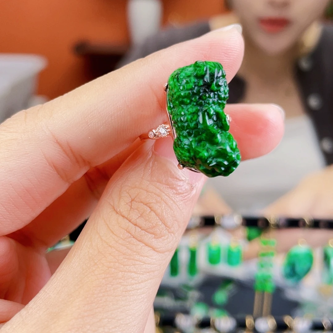 未镶嵌翡翠耳饰饰品