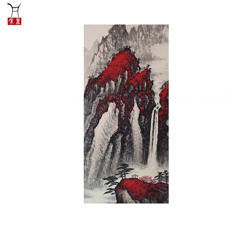 M1021山水立轴68x136/8.3平尺