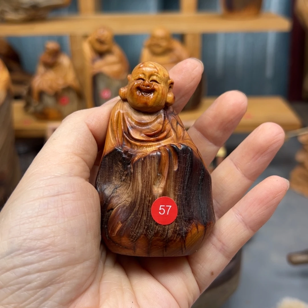 用***9木崖柏木摆件手把件，