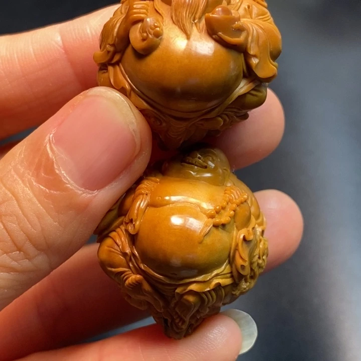 生***恋手串/手链橄榄核弥勒财神一对