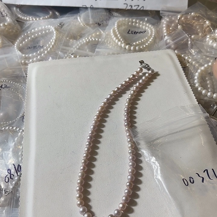 淡水珍珠未镶嵌颈饰00371