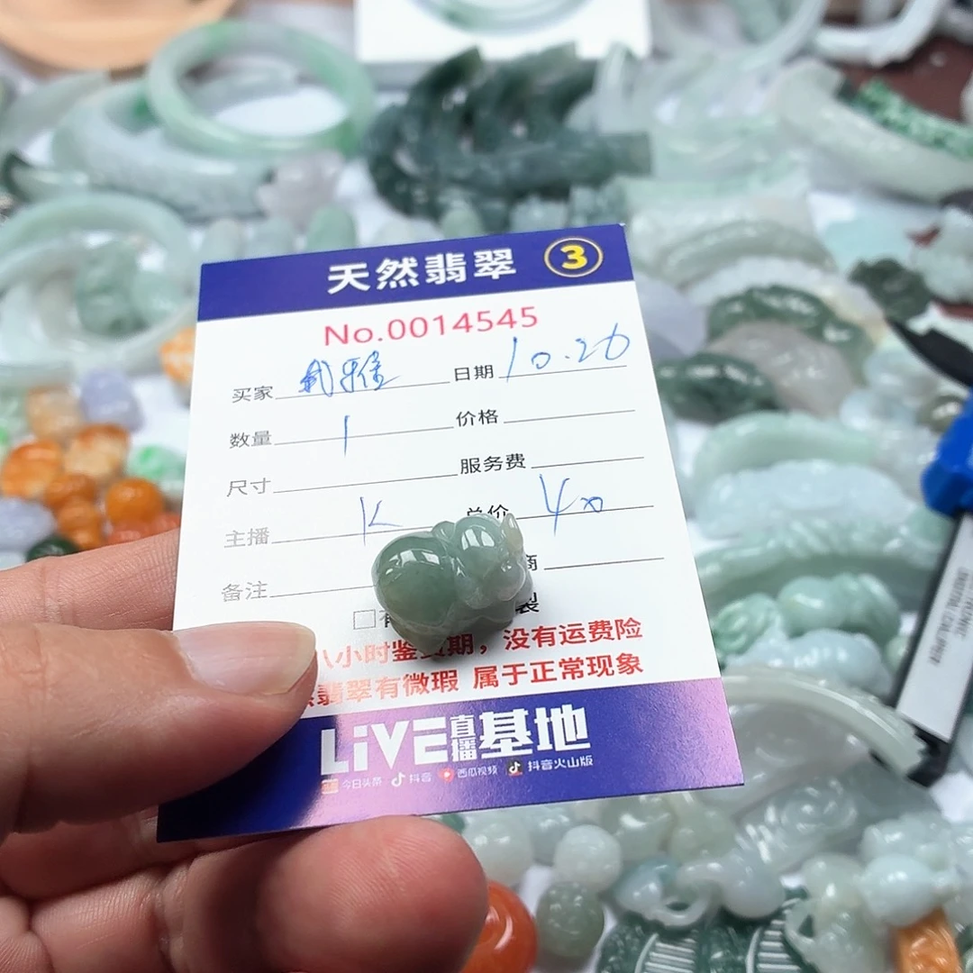 我****翡翠未镶嵌颈饰466