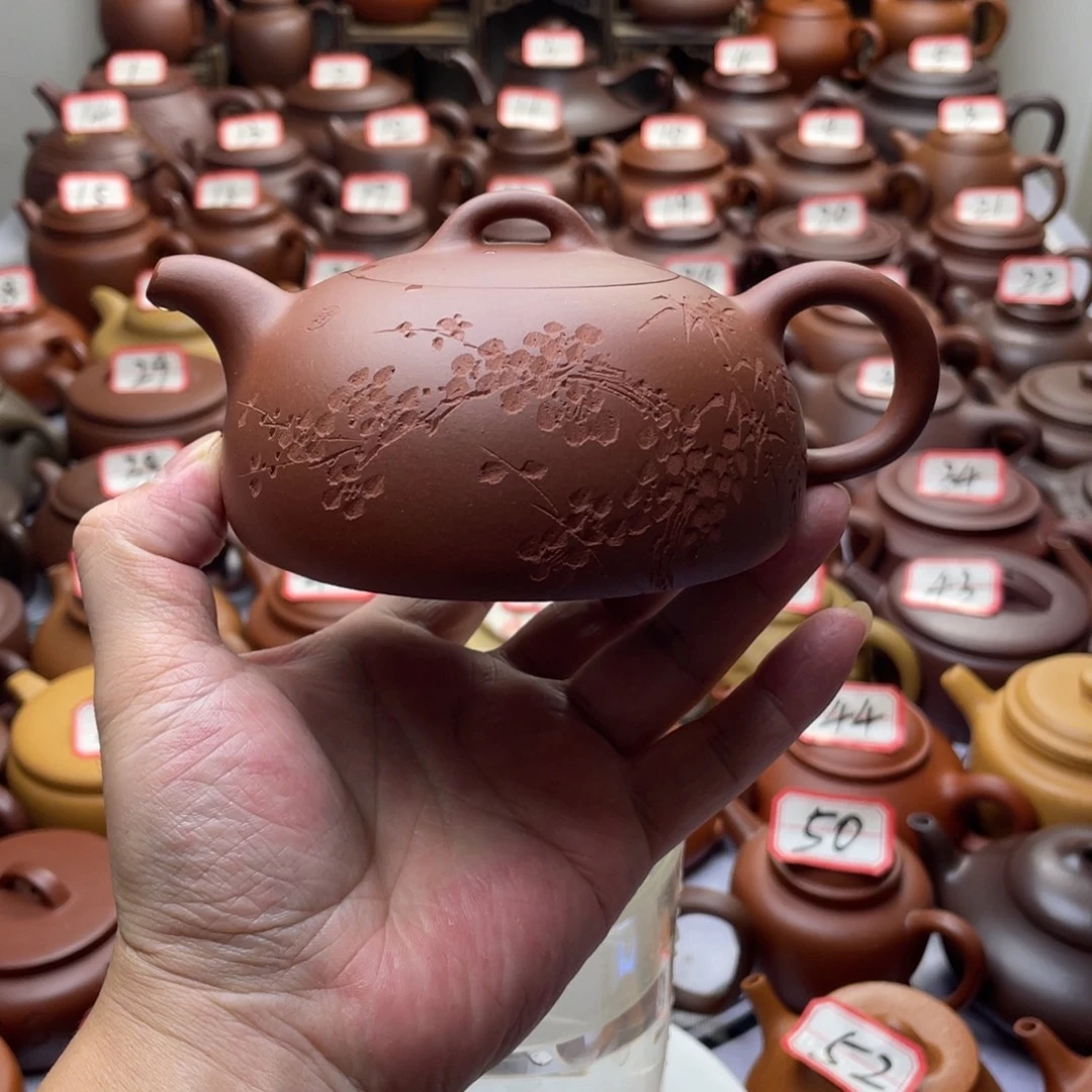 茶壶紫砂宜兴紫砂半手工