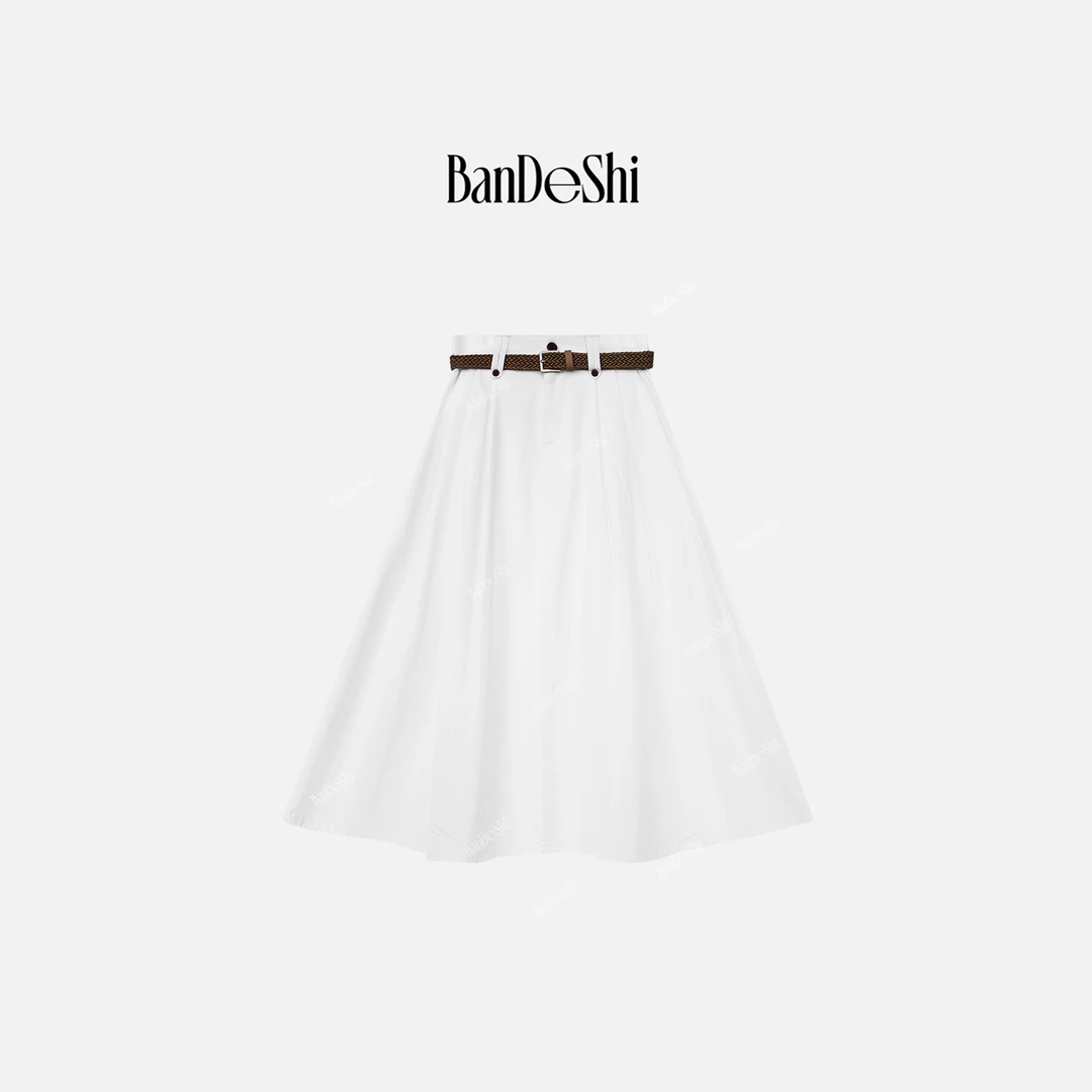 【C2644】#班德施-时尚休闲气质百搭轻奢夏季新款女士半裙XF