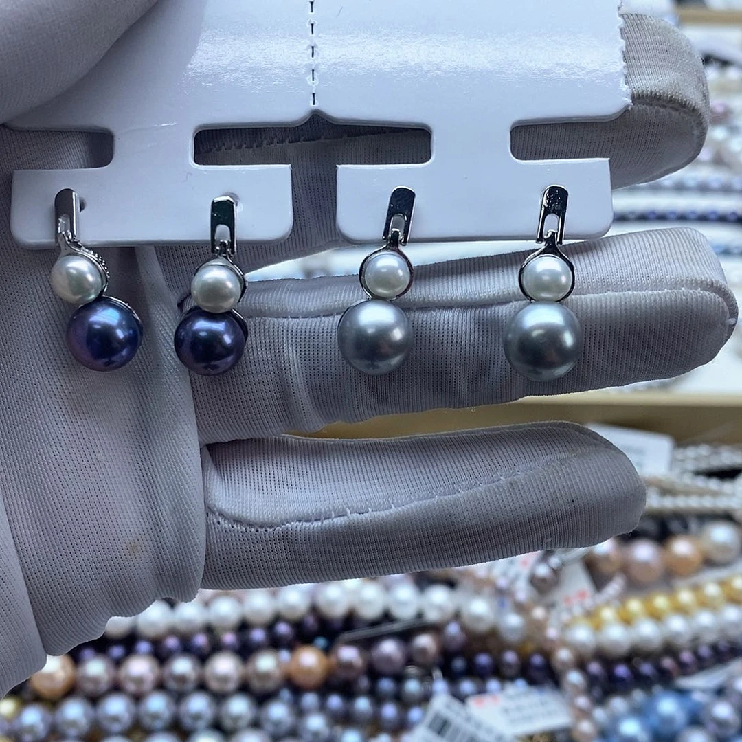 海水珍珠颈饰银S925镶嵌