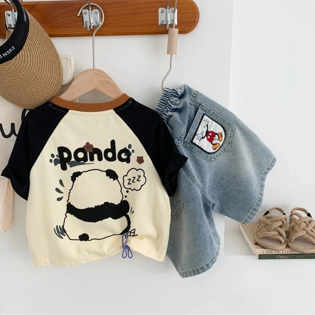 巴拉巴拉男孩女孩儿童t恤棉男童韩版T恤夏季新款卡通百搭半袖时尚