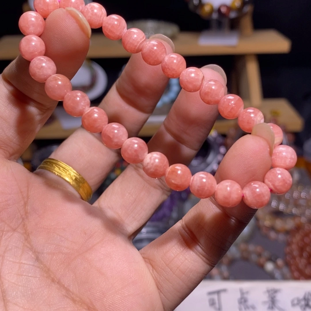 未镶嵌手串水晶25 红纹石 7
