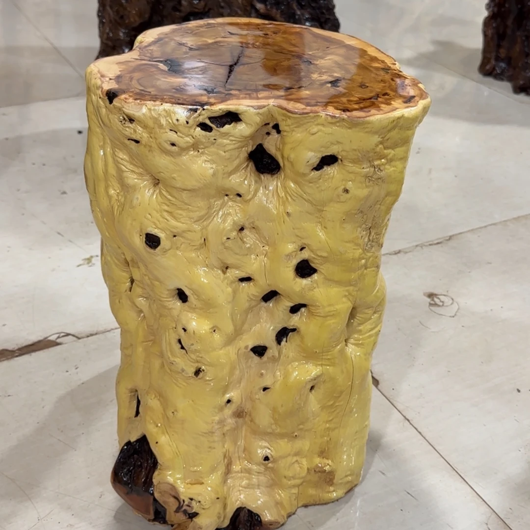 阿***兴龙纹鸡心枣木手工艺品