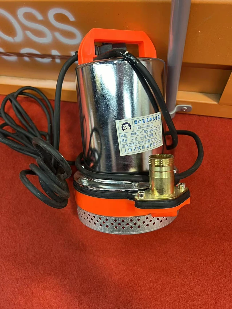 农用12v无刷大功率车载直流潜水泵车用水泵超大通用型12v高压水泵