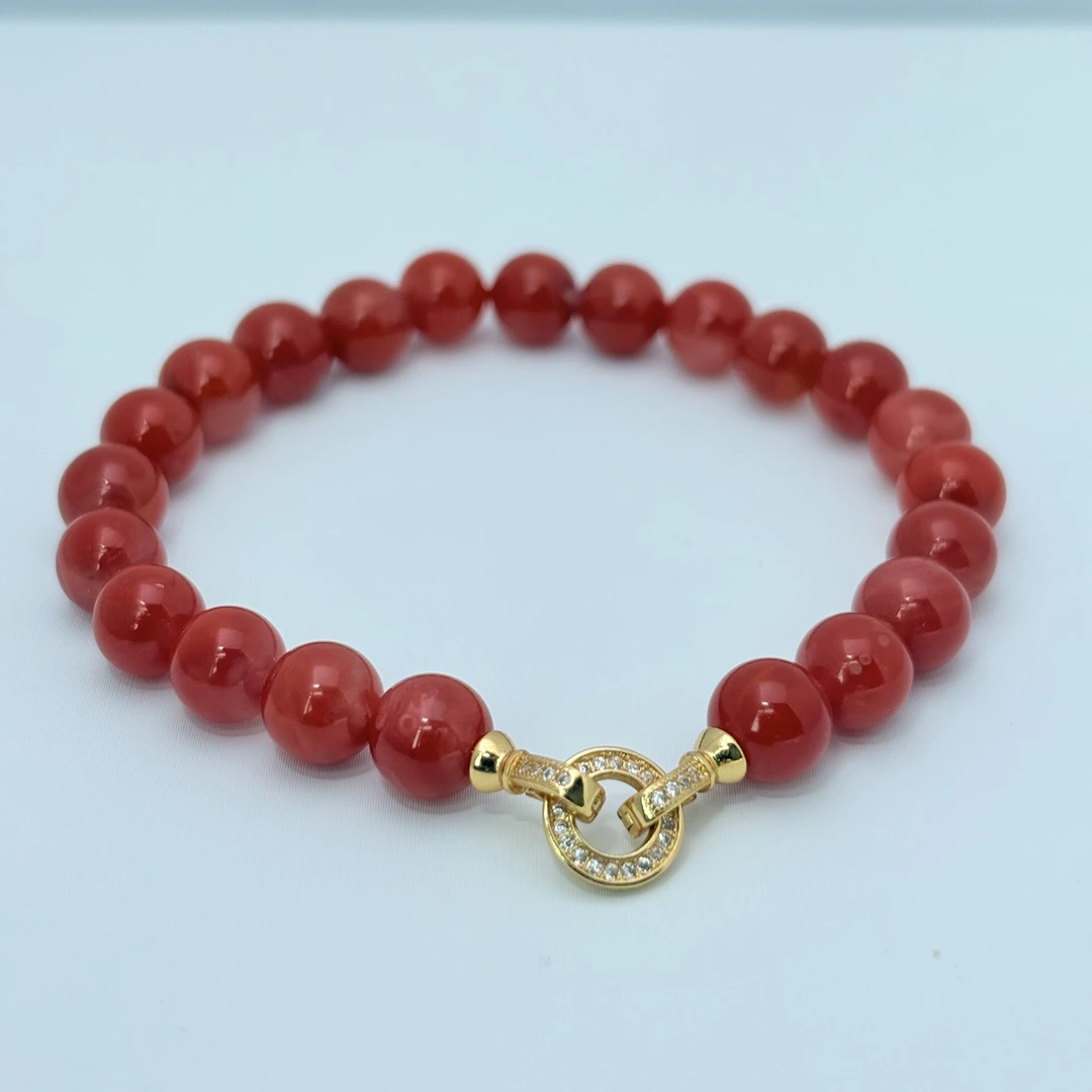 南红三圈扣手链NB034 多样性发一