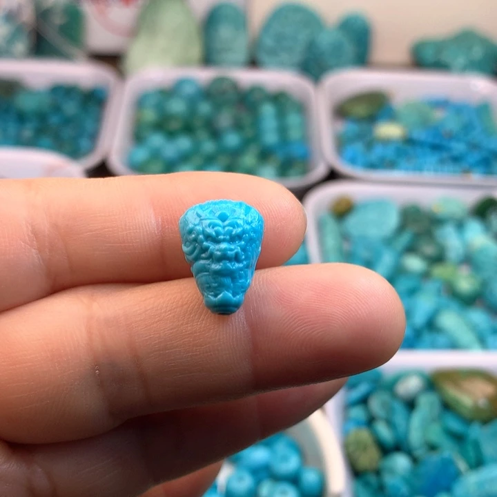 绿松石未镶嵌吊坠(不含链)