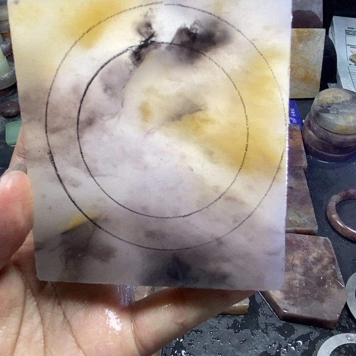 未镶嵌手镯石英质玉定制手镯