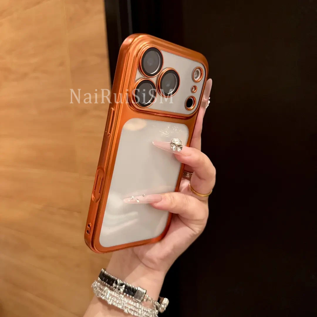 升级AI一体式相机按键星宇橙透明适用17promax手机壳爆款17pro/17