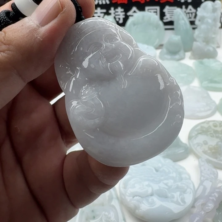 翡翠未镶嵌颈饰天然缅甸A货翡翠