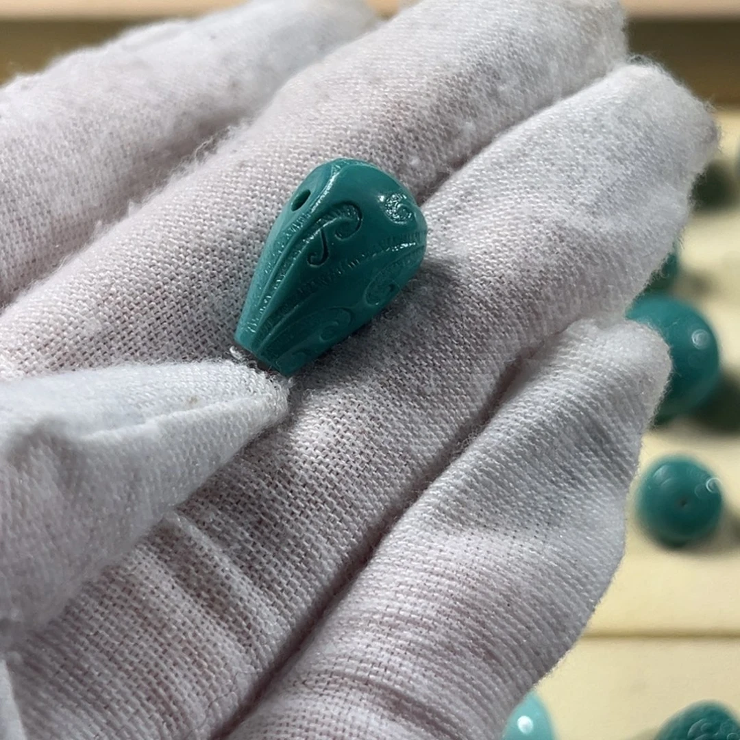 绿松石未镶嵌三通