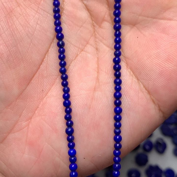 青金石未镶嵌3mm长链39cm