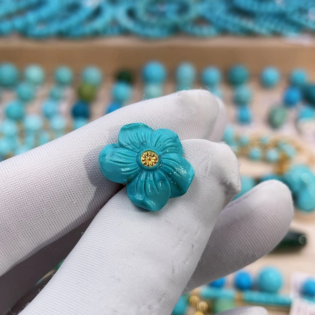 绿松石珠宝奇石未镶嵌