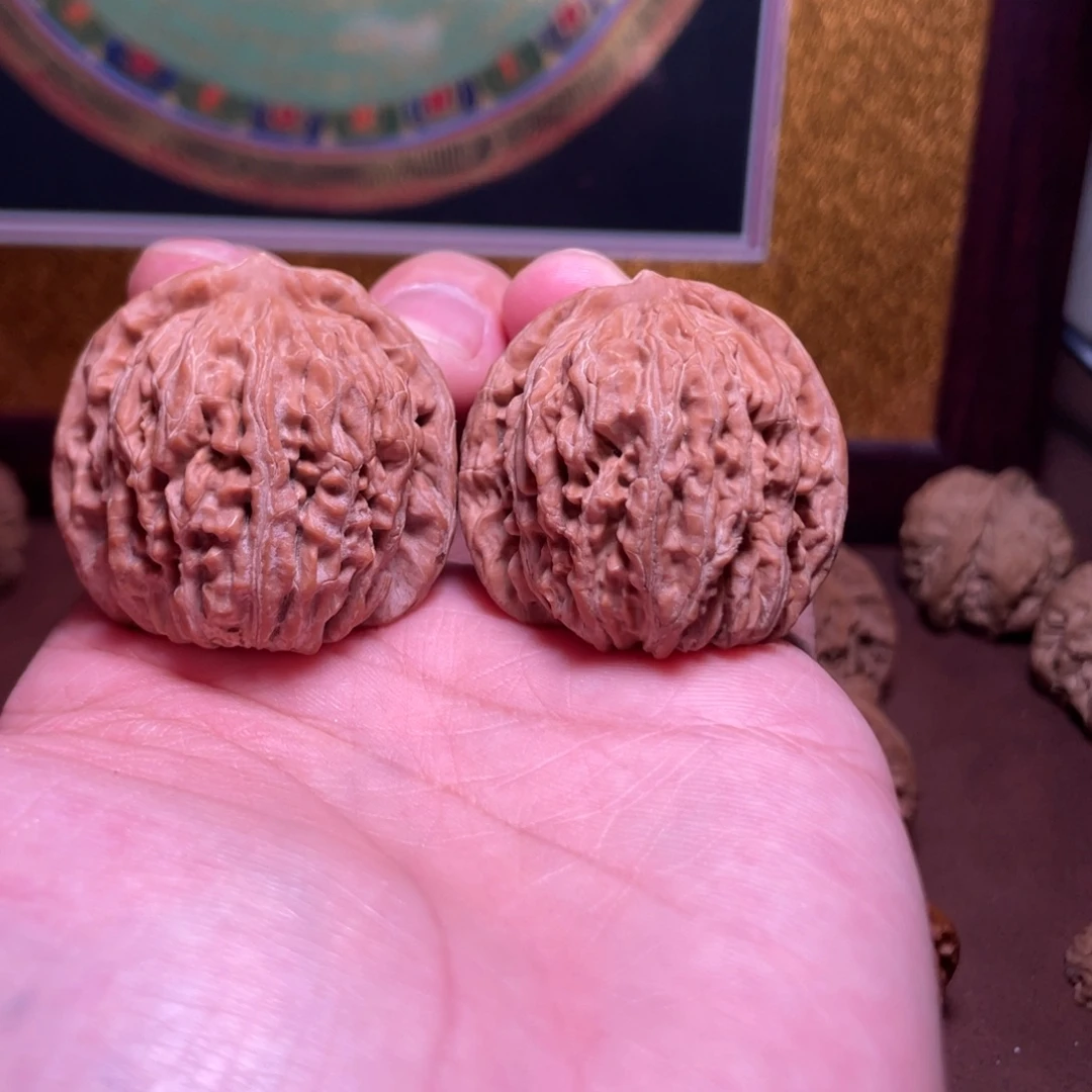 文玩核桃吊坠四座楼