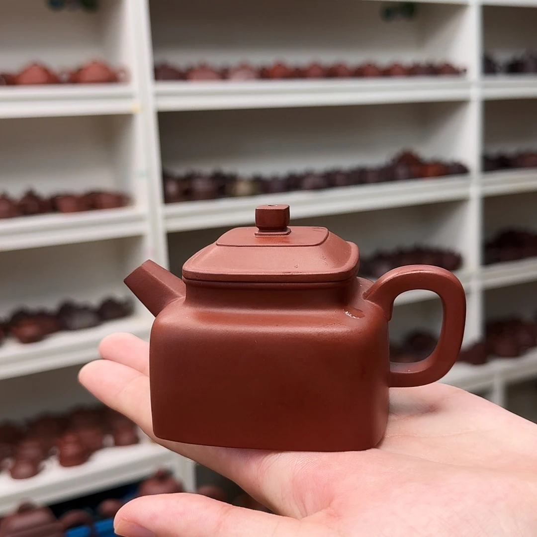 茶壶紫砂四方德钟160cc