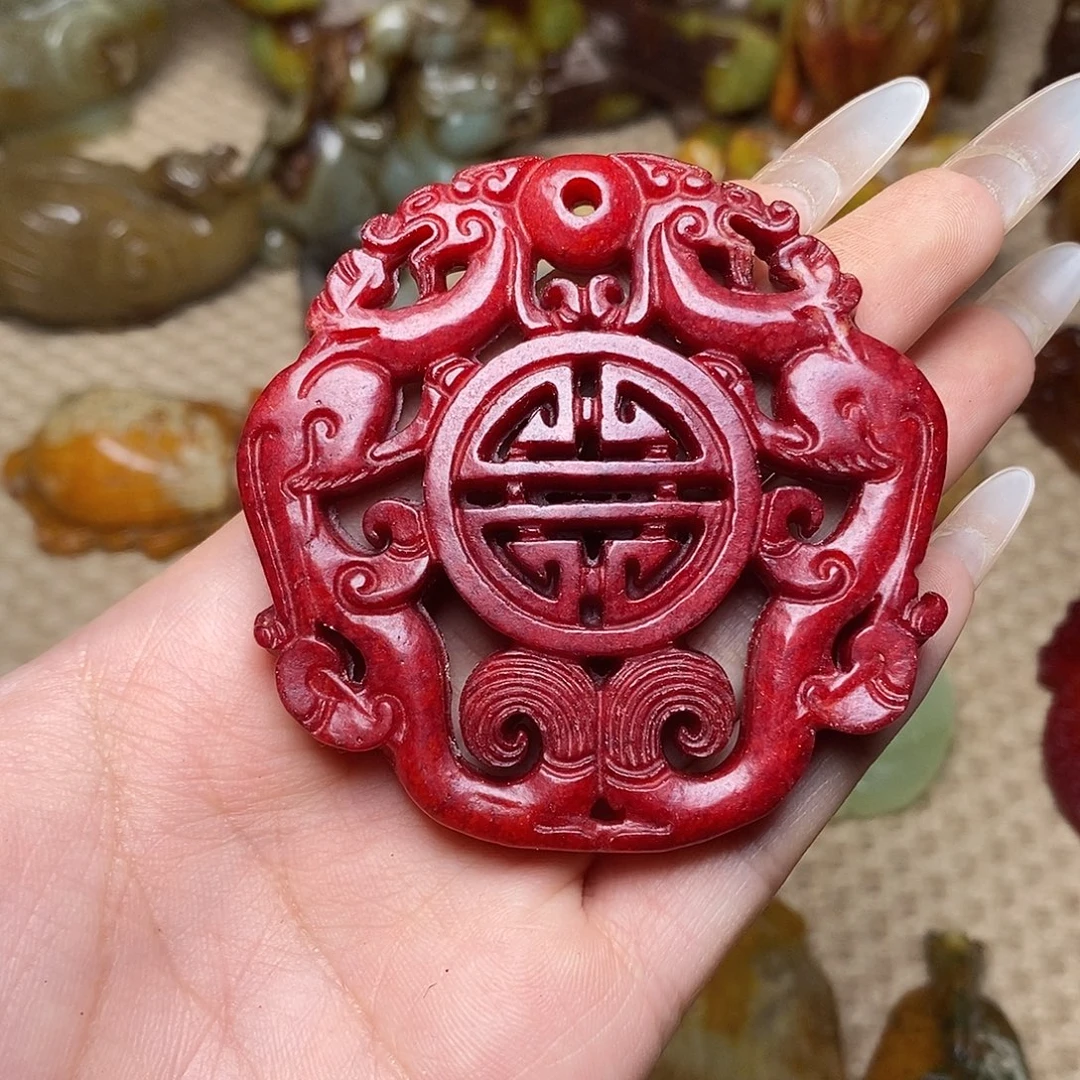 未镶嵌蛇纹石玉颈饰