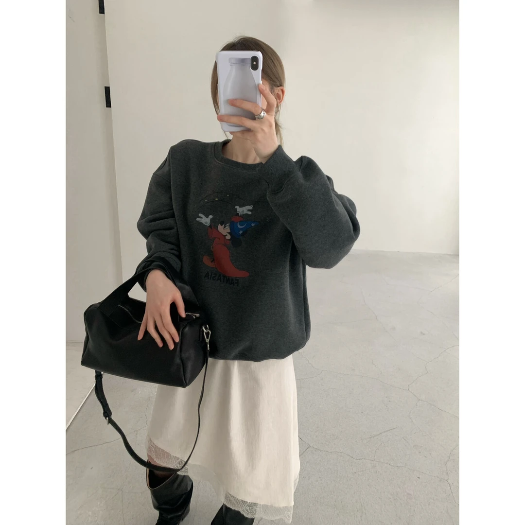 V3037#YOUR#【韩剧女主同款】韩系简洁大方不挑人加绒卫衣（福利）