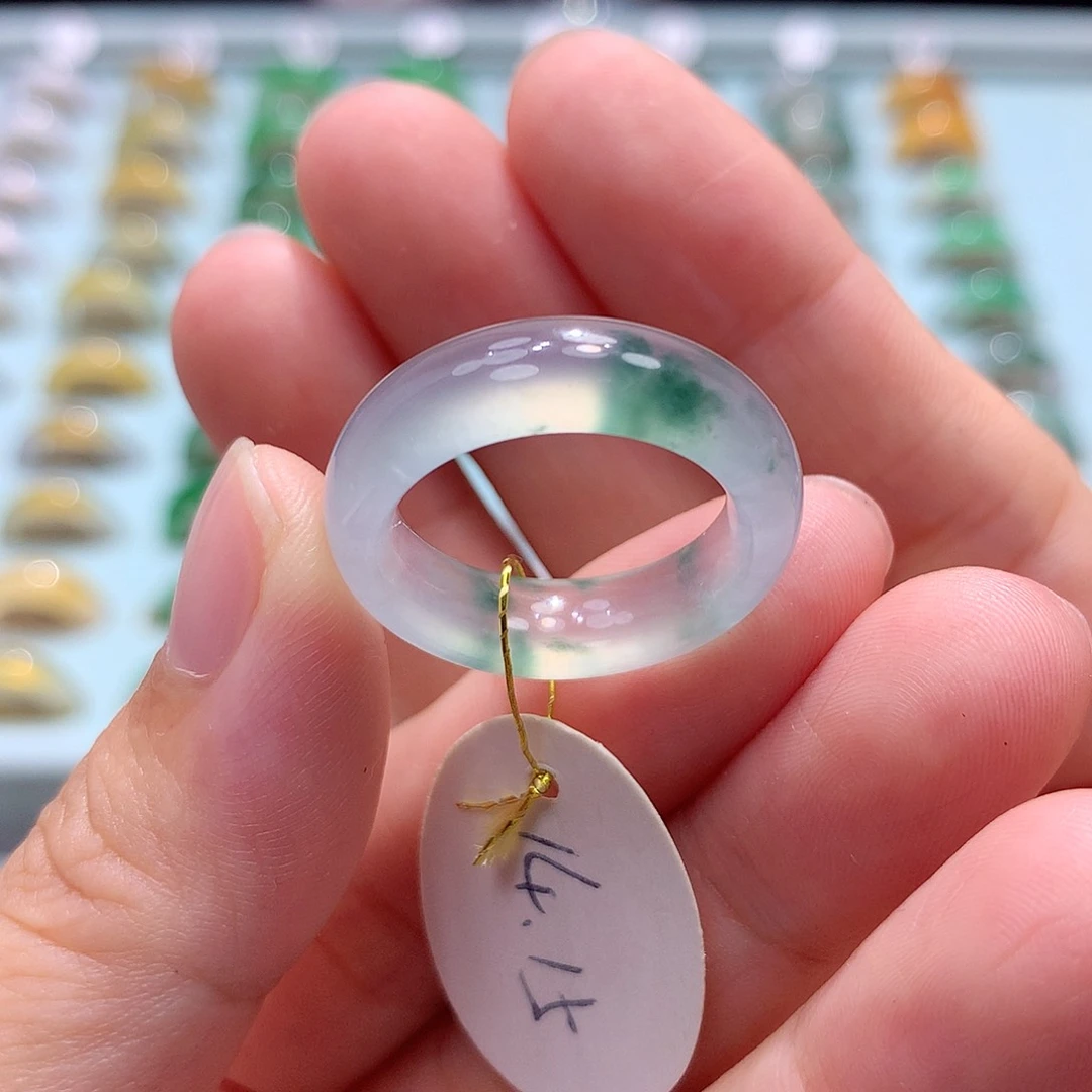 未镶嵌戒指翡翠1415圈